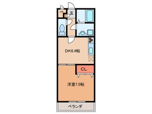 アンプル－ルリ－ブルＷｉｎｇの物件間取画像